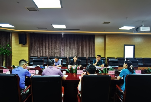 今年会走访队与湖南省演艺集团座谈